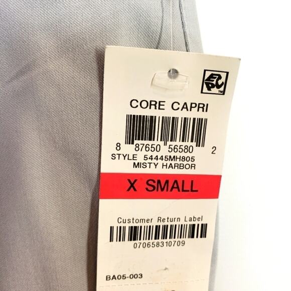 Style & Co. Gray Capri Mid Rise Comfort Waist XS - Picture 4 of 9